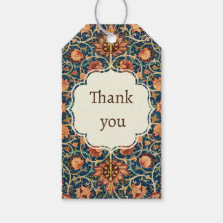 William Morris art gift tag orientalisches design Geschenkanhänger