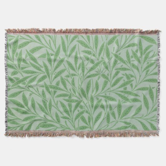 William Morris Art Green Wildlow Decke (Vorderseite)