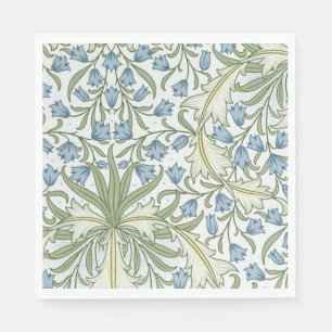 William Morris - Art Nouveau Blue Bellflowers Serviette
