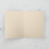 William Morris - Art Nouveau Blue Marigold Karte (Innenseite)