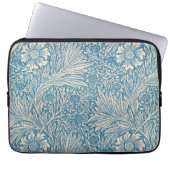 William Morris - Art Nouveau Blue Marigold Laptopschutzhülle (Vorderseite)