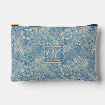 William Morris, Art Nouveau Blue Marigold Monogram