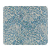 William Morris - Art Nouveau Blue Marigold Schneidebrett (Vorderseite)