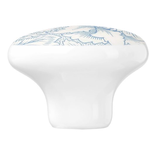 William Morris, Art Nouveau Elegante Keramikknauf (Seitenansicht)