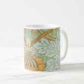 William Morris Art Nouveau floral and folioral Kaffeetasse (VorderseiteRechts)