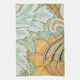 William Morris Art Nouveau floral und Blätter Geschirrtuch