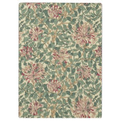 William Morris - Art Nouveau Honeysuckle & Blätter Klemmbrett (Rückseite)