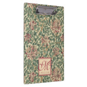 William Morris - Art Nouveau Honeysuckle & Blätter Klemmbrett (Rechts)