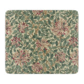 William Morris - Art Nouveau Honeysuckle & Blätter Schneidebrett (Vorderseite)