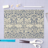 William Morris, Art Nouveau, Muster, grau, Natur, Seidenpapier (Handwerk)