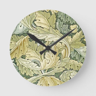 William Morris,Art Nouveau, original,Agathus,Wandb Runde Wanduhr