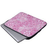 William Morris - Art Nouveau Pink Marigold Laptopschutzhülle (Vorne Knopf)