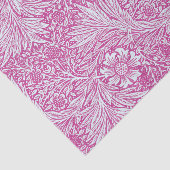 William Morris - Art Nouveau Pink Marigold Seidenpapier (Ausschnitt)