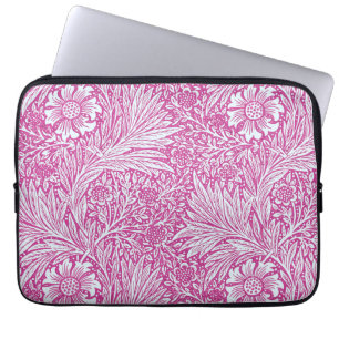 William Morris - Art Nouveau Pink Tagetis Laptopschutzhülle
