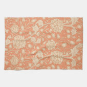 William Morris - Art Nouveau Wild Tulips - Peach Geschirrtuch (Horizontal)