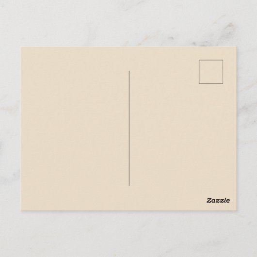 William Morris - Art Nouveau Wild Tulips - Peach Postkarte (Rückseite)