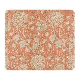 William Morris - Art Nouveau Wilde Tulpen - Pfirsi Schneidebrett