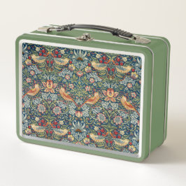William Morris Art Strawberry Diief Lunch Box