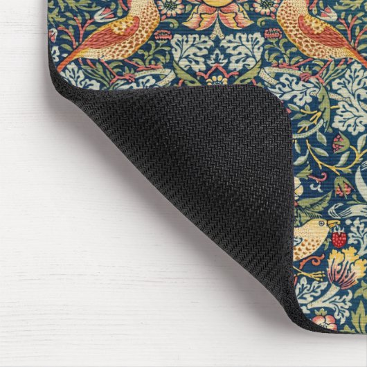 William Morris Art Strawberry Thief Mousepad (Ecke)