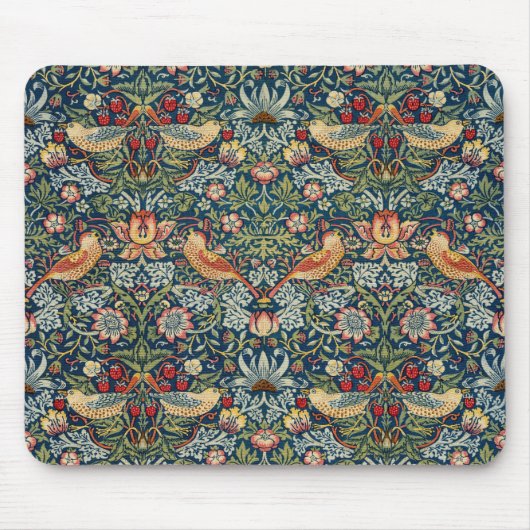 William Morris Art Strawberry Thief Mousepad (Vorne)