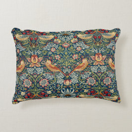 William Morris Art Throw Pillow Strawberry Diief Dekokissen