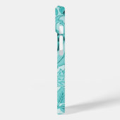 William Morris Artichoke Aquamarin Case-Mate iPhone Hülle (Rückseite / Links)