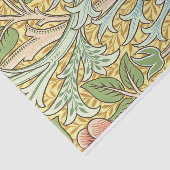 William Morris Artichoke Botanisches Muster Review Seidenpapier (Ausschnitt)