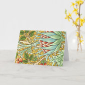 William Morris - Artichoke Karte (Gelbe Blume)