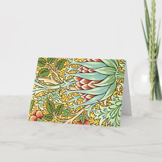 William Morris - Artichoke Karte (Vorderseite)