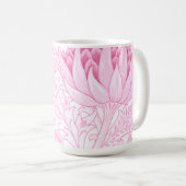 William Morris Artichoke Pale Pink Kaffeetasse (VorderseiteRechts)