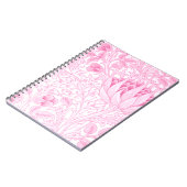 William Morris Artichoke Pale Pink Notizblock (Linke Seite)