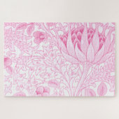 William Morris Artichoke Pale Pink Puzzle (Horizontal)