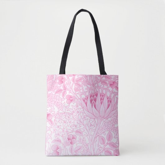 William Morris Artichoke Pale Pink Tasche (Vorderseite)