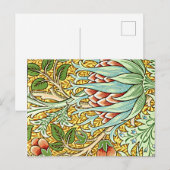 William Morris - Artichoke Postkarte (Vorne/Hinten)