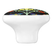 William Morris Arts and Crafts Muster Keramikknauf (Seitenansicht)