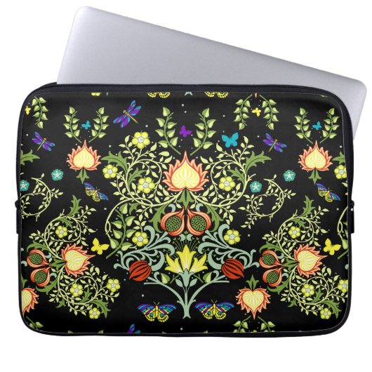 William Morris Arts and Crafts Muster Laptopschutzhülle (Vorderseite)