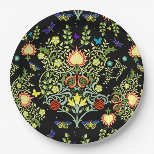 William Morris Arts and Crafts Muster Pappteller (Vorderseite)