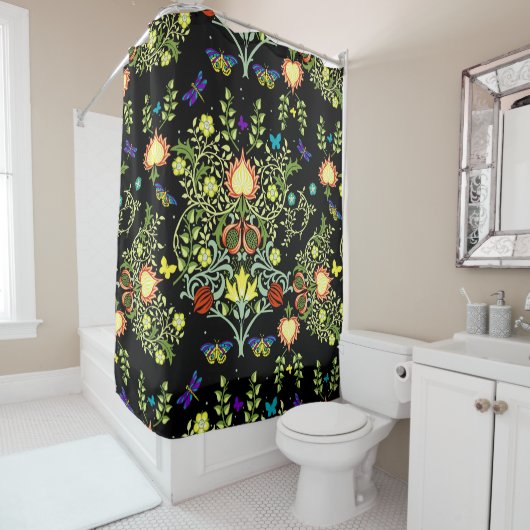 William Morris Arts And Crafts Pattern  Duschvorhang (Beispiel)