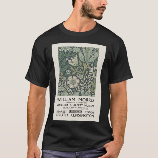 William Morris - Ausstellungsposter für The Victor T-Shirt (Vorderseite)