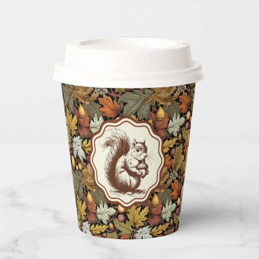 William Morris Autumn Erntedank Paper Cup Pappbecher (Vorderseite)