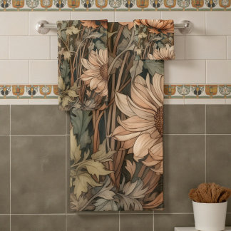 William Morris Autumn Floral Badhandtuch Set