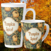 William Morris Autumn Pumpkin Gewürz Personalisier Milchtasse
