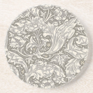 William Morris Bachelor's Button Antik-Damask Getränkeuntersetzer
