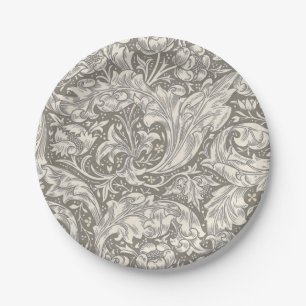William Morris Bachelor's Button Antik-Damask Pappteller