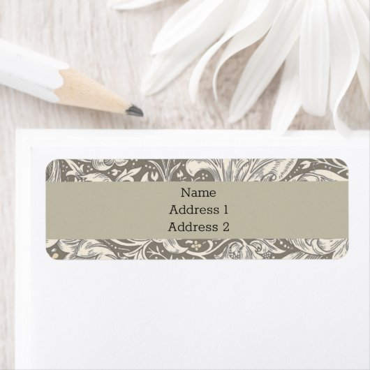 William Morris Bachelor's Button Blume Floral Bot (Insitu)