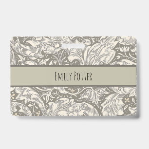 William Morris Bachelor's Button Blume Floral Bot Ausweis