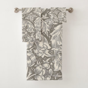 William Morris Bachelor's Button Blume Floral Bot Badhandtuch Set