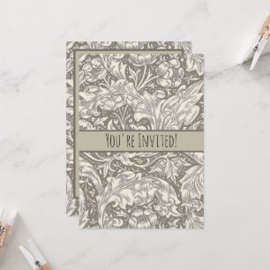 William Morris Bachelor's Button Blume Floral Bot Einladung