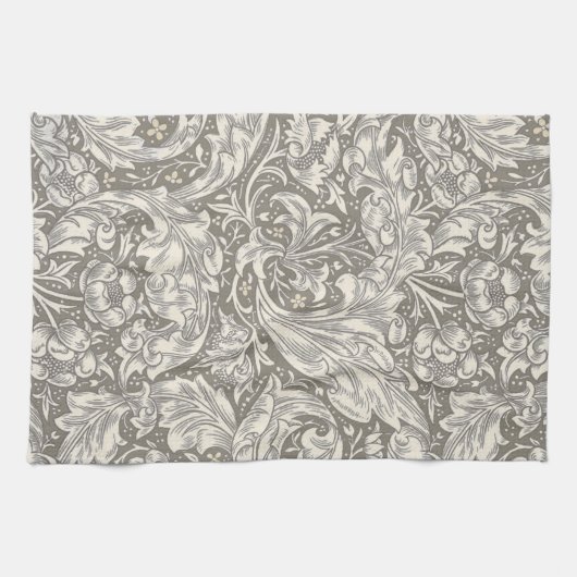 William Morris Bachelor's Button Blume Floral Bot Geschirrtuch (Horizontal)