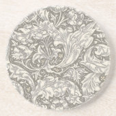 William Morris Bachelor's Button Blume Floral Bot Getränkeuntersetzer (Vorne)